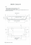Schita excavatie piscina Delta 7,5 X3,4 R SKYMIRROR - 