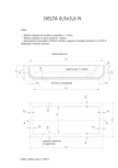 Schita excavatie piscina Delta 8,5 X3,6 N SKYMIRROR - 