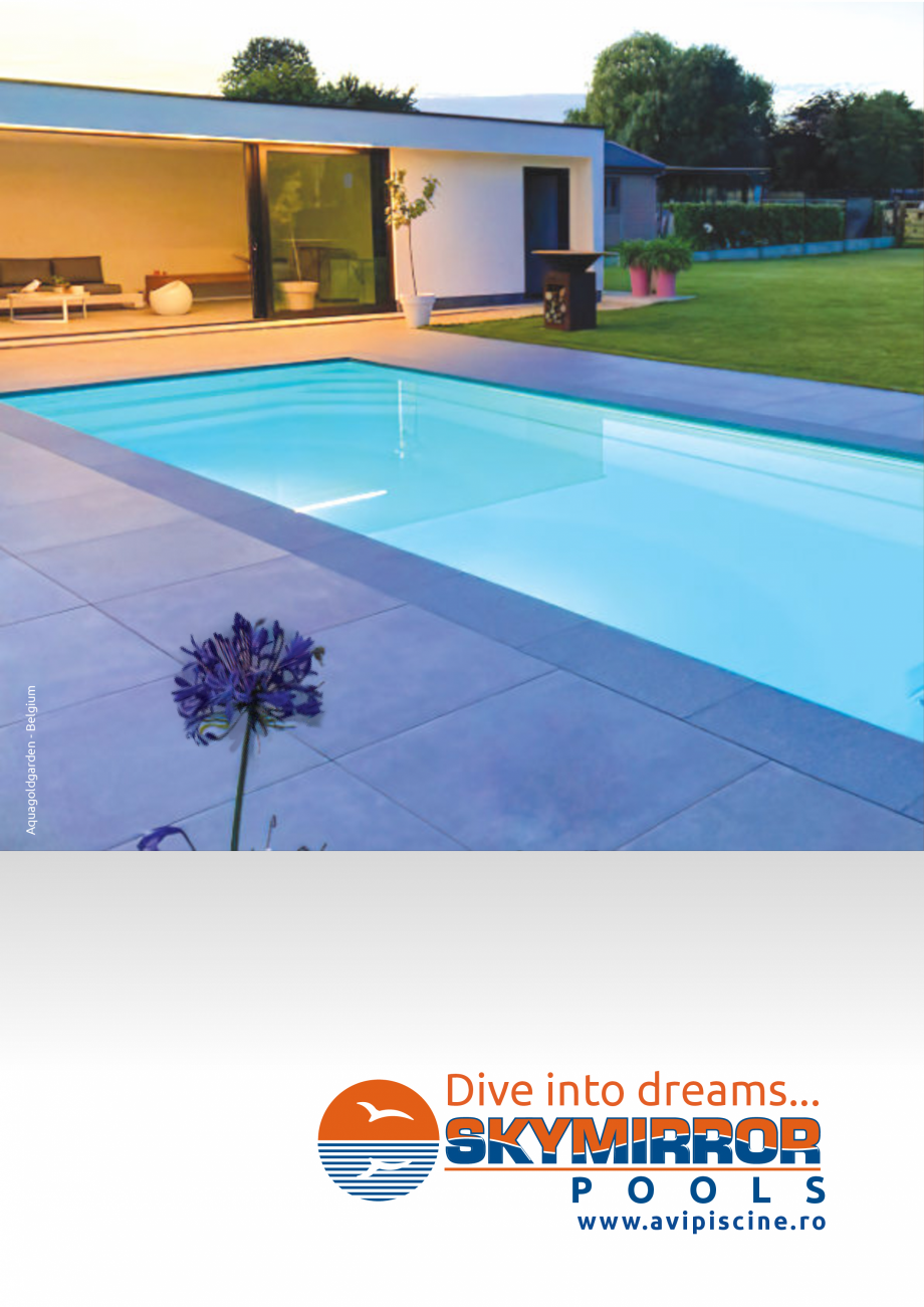 Pagina 1-Catalog piscine rezidentiale SKYMIRROR SKYMIRROR GOLF, MARINA, DELTA Catalog, brosura Engleza...