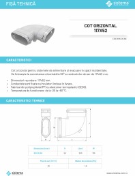 Cot orizontal 117x52