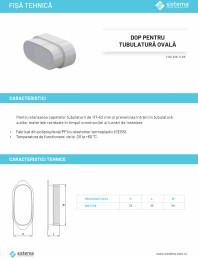 Dop tubulatua ovala 117x52
