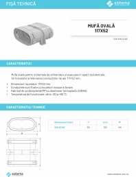 Mufa ovala 117x52