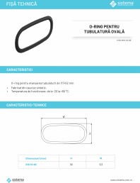 O-ring tubulatura ovala