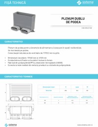 Plenum dublu de podea