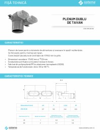 Plenum dublu de tavan
