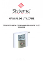 Termostat digital programabil de ambient, cu RF SISTEMA