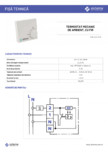 Termostat mecanic de ambient, cu fir SISTEMA - Termostat 603.01.18