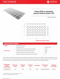 Panou EPS cu aluminiu pentru sistem uscat h.20