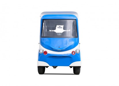 Detalii model in culoarea albastra MELEX 363 N.CAR Masina electrica transport 4 persoane