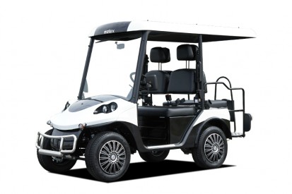 Model negru cu alb MELEX 343 N.CAR  Electrocar transport persoane sau marfa
