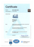 Certificat ISO 14001:2015 pentru autoutilitare electrice ecologice MELEX - 391.1.