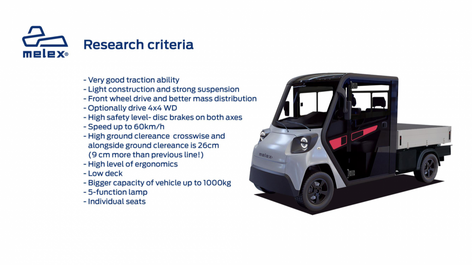 Pagina 4-Autoutilitara electrica transport marfa MELEX MELEX N50 Catalog, brosura Engleza 