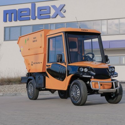 MELEX Detalii autogunoiera electrica MELEX - Autoutilitare electrice MELEX