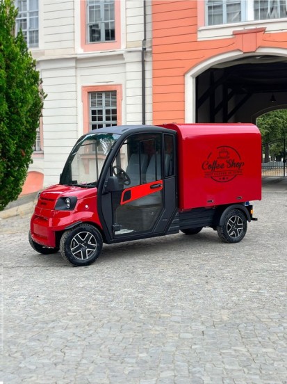 Autoutilitara -  cofee shop MELEX N50 Autoutilitara electrica transport marfa N1