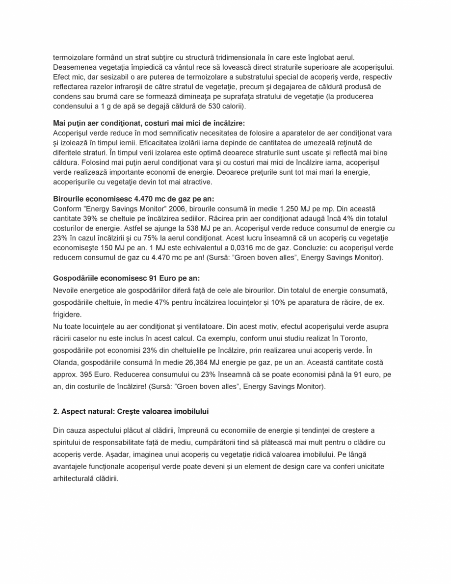 Pagina 2-Avantajele acoperisului verde ODU GREEN ROOF Acoperis verde extensiv usor, Acoperis verde extensiv...