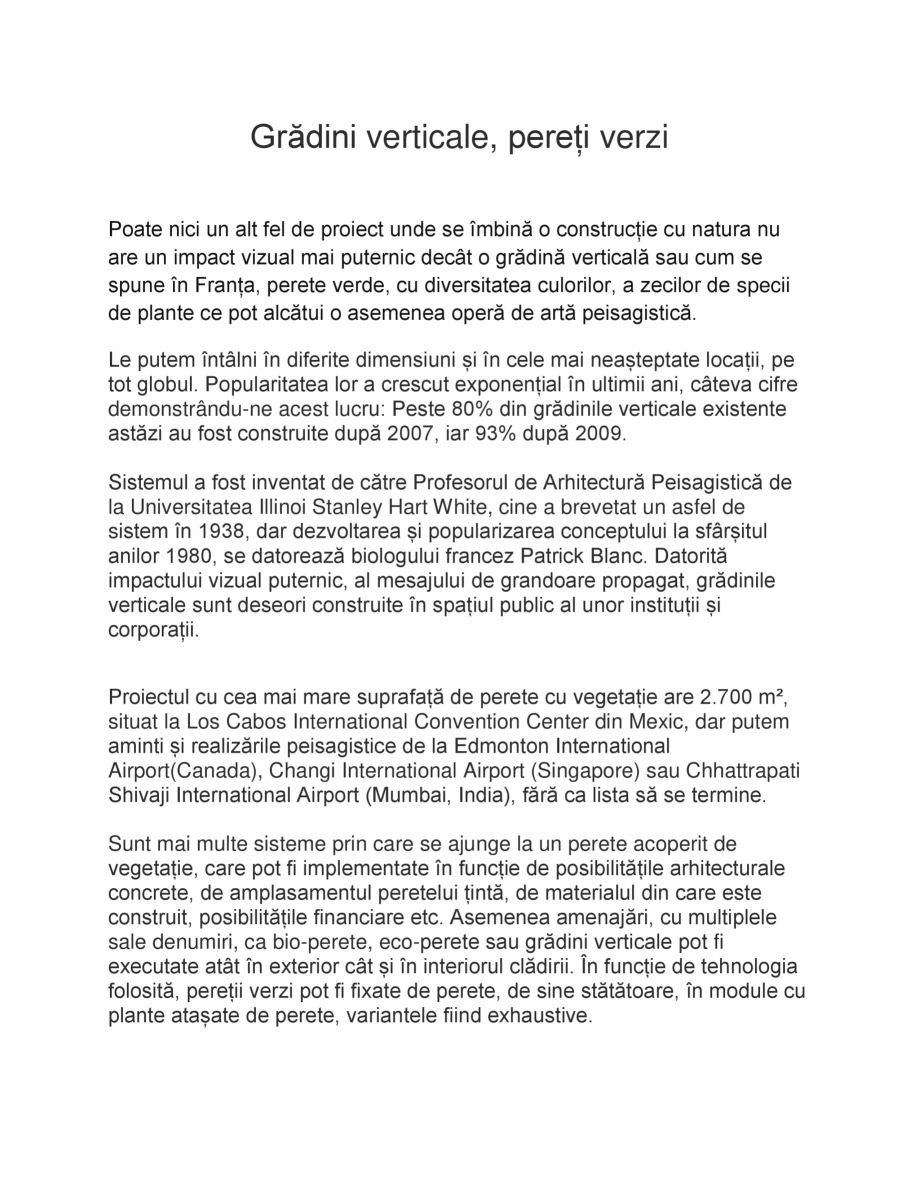 Pagina 1-Gradini verticale, pereti verzi ODU GREEN ROOF Fatade verzi  Catalog, brosura Romana Grădini...