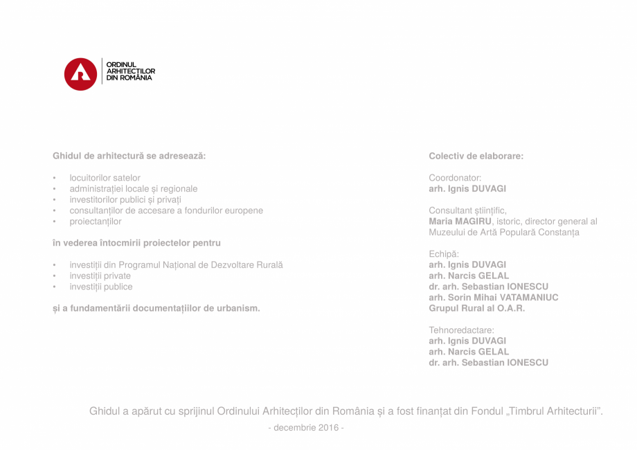 Pagina 2-Zona Delta Dunarii - Ghid de arhitectura pentru incadrarea in specificul local din mediul rural ...