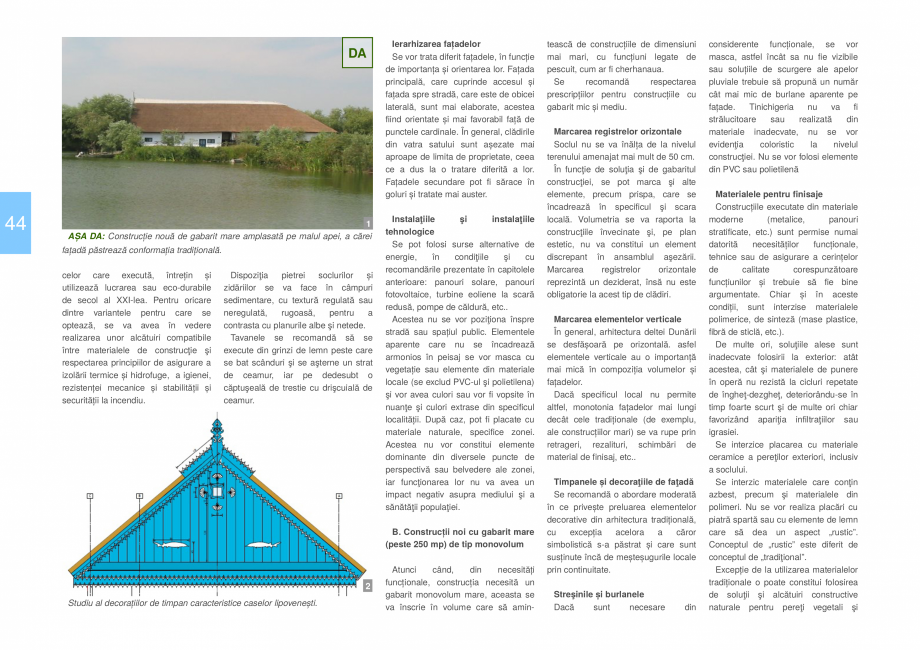 Pagina 46-Zona Delta Dunarii - Ghid de arhitectura pentru incadrarea in specificul local din mediul rural ...