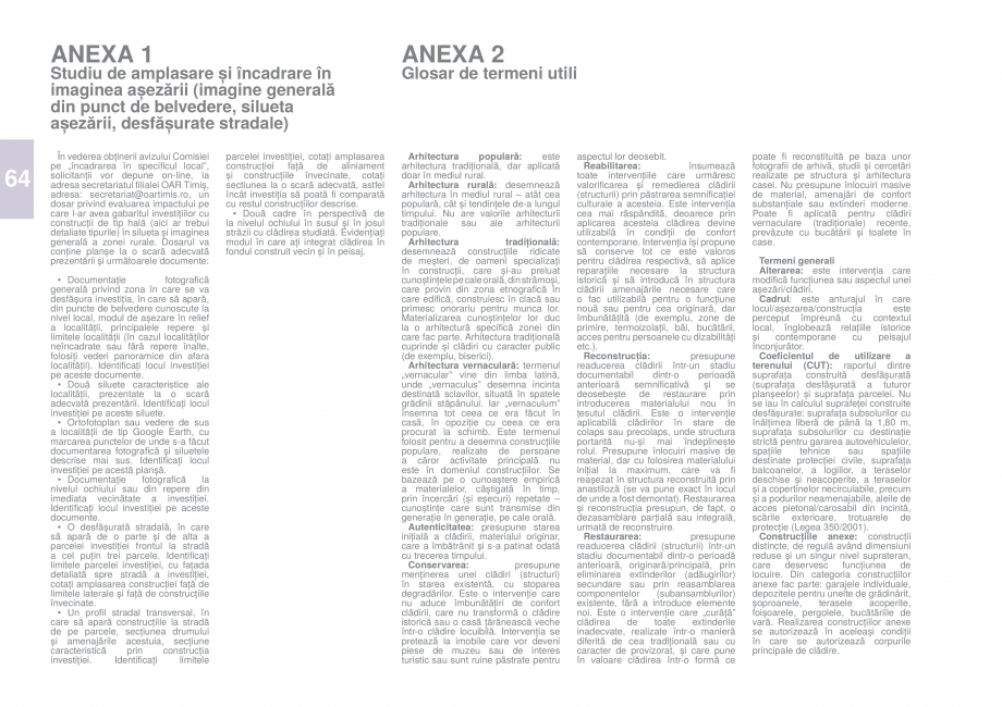 Pagina 66 - Zona Caras Severin - Ghid de arhitectura pentru incadrarea in specificul local din...