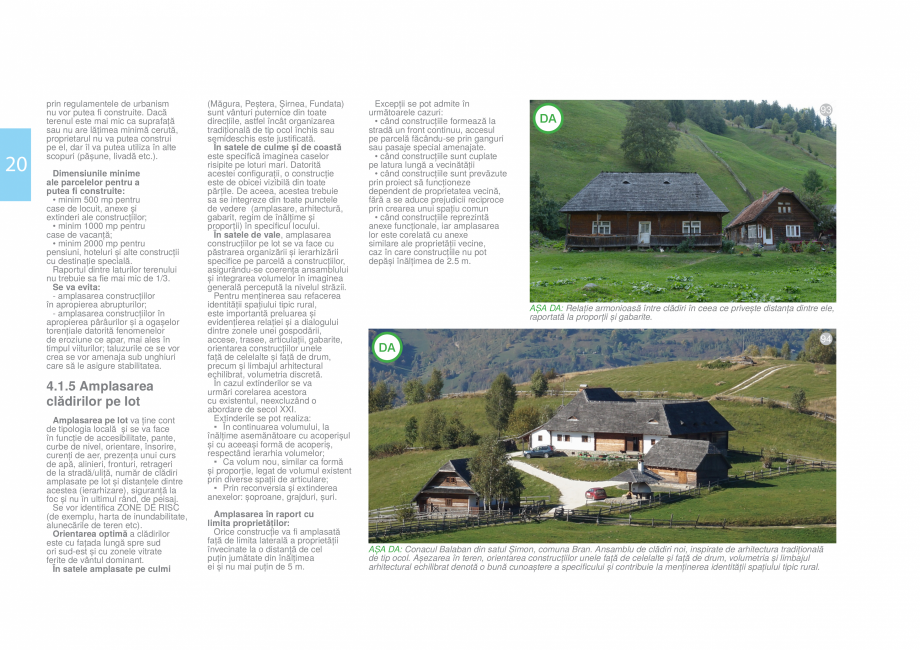 Pagina 22-Zona Bran - Ghid de arhitectura pentru incadrarea in specificul local din mediul rural    Ghid de...