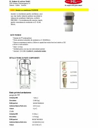 Aerator cu membrana pentru ventilarea unui sau mai multor obiecte sanitare