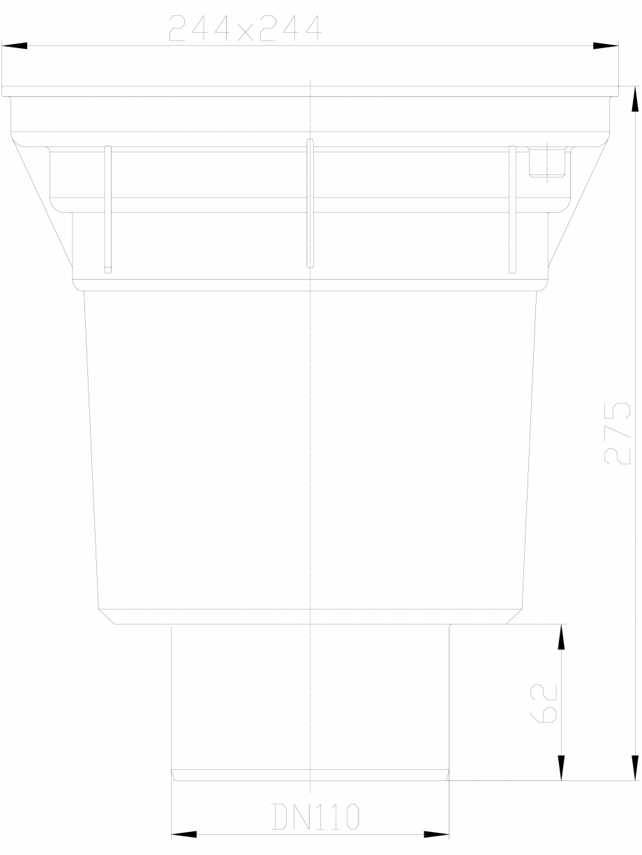 Pagina 1-CAD-DXF Receptor cu iesire verticala, rama PP si gratar fonta/inox/plastic -1_2_a HL Hutterer & ...
