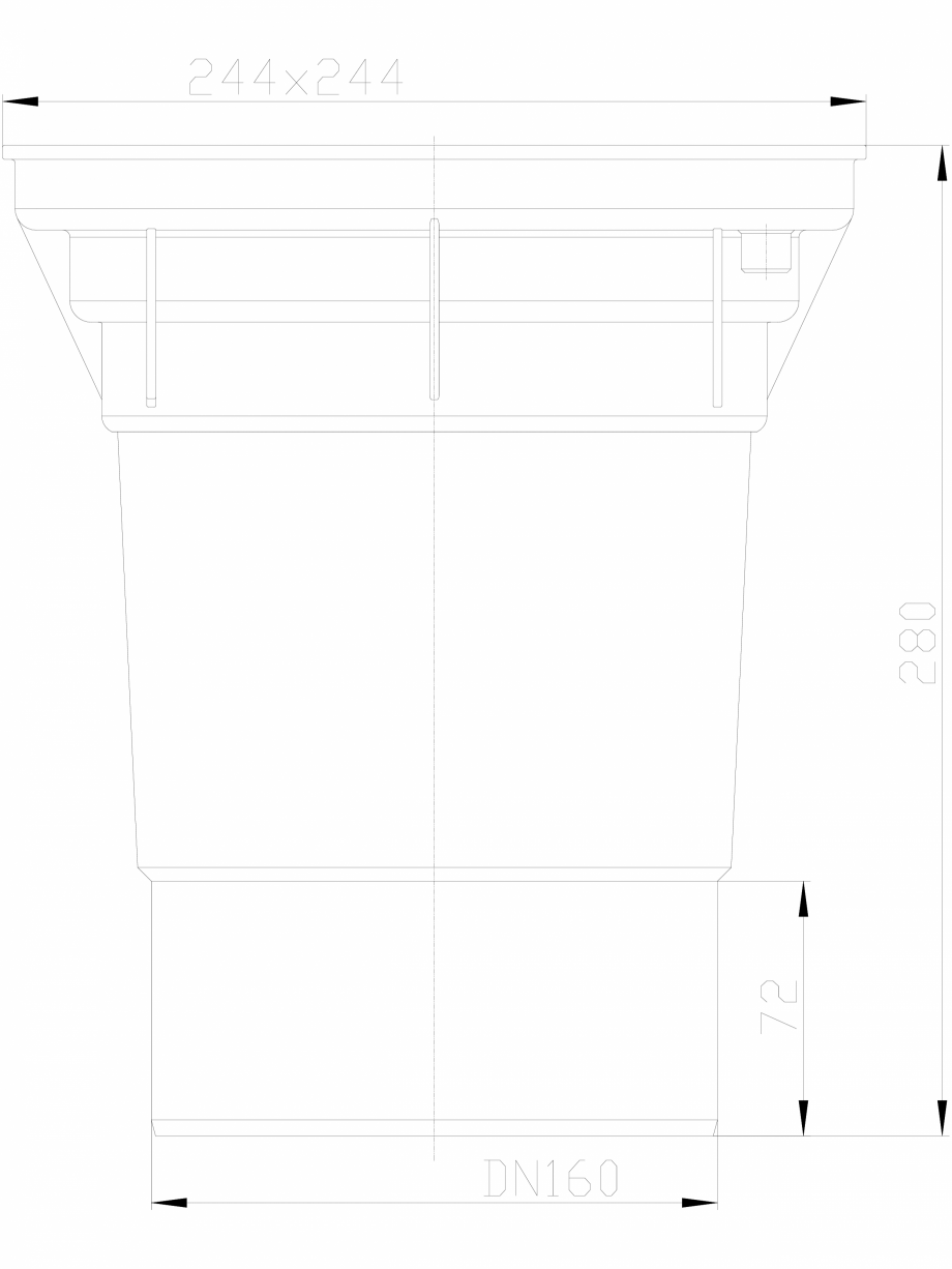Pagina 1-CAD-DXF Receptor cu iesire verticala, rama PP si gratar fonta/inox/plastic - 5_2_a HL Hutterer &...