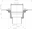Desen tehnic: Receptor pentru acoperis circulabil cu element clema HL62B/1 HL Hutterer & Lechner - 