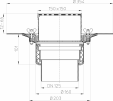 Desen tehnic: Receptor pentru acoperis circulabil cu element clema HL62B/2 HL Hutterer & Lechner - 