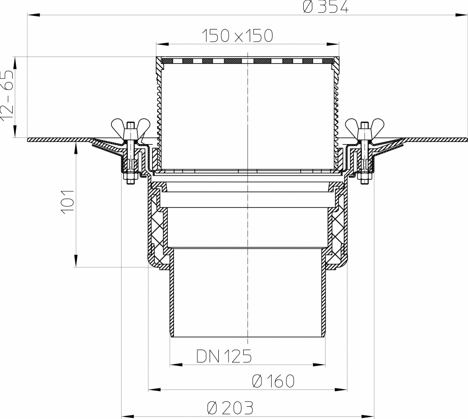 Pagina 1-Desen tehnic: Receptor pentru acoperis circulabil cu element clema HL62B/2 HL Hutterer & Lechner...