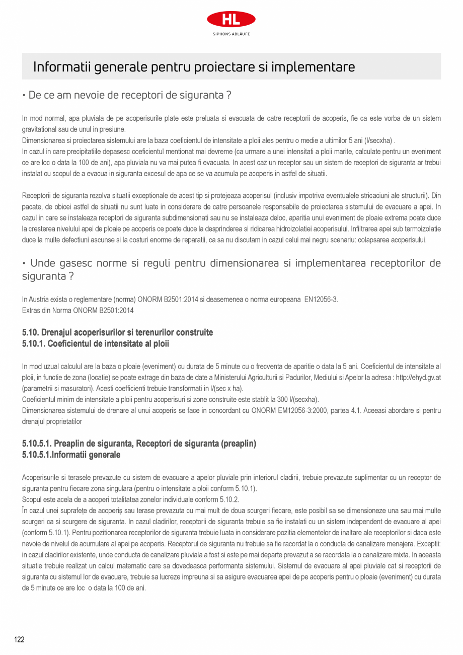 Pagina 24-Receptoare de scurgere pentru acoperis HL Hutterer & Lechner HL62.1, HL62.1B, HL62.1BF, HL62.1BH...