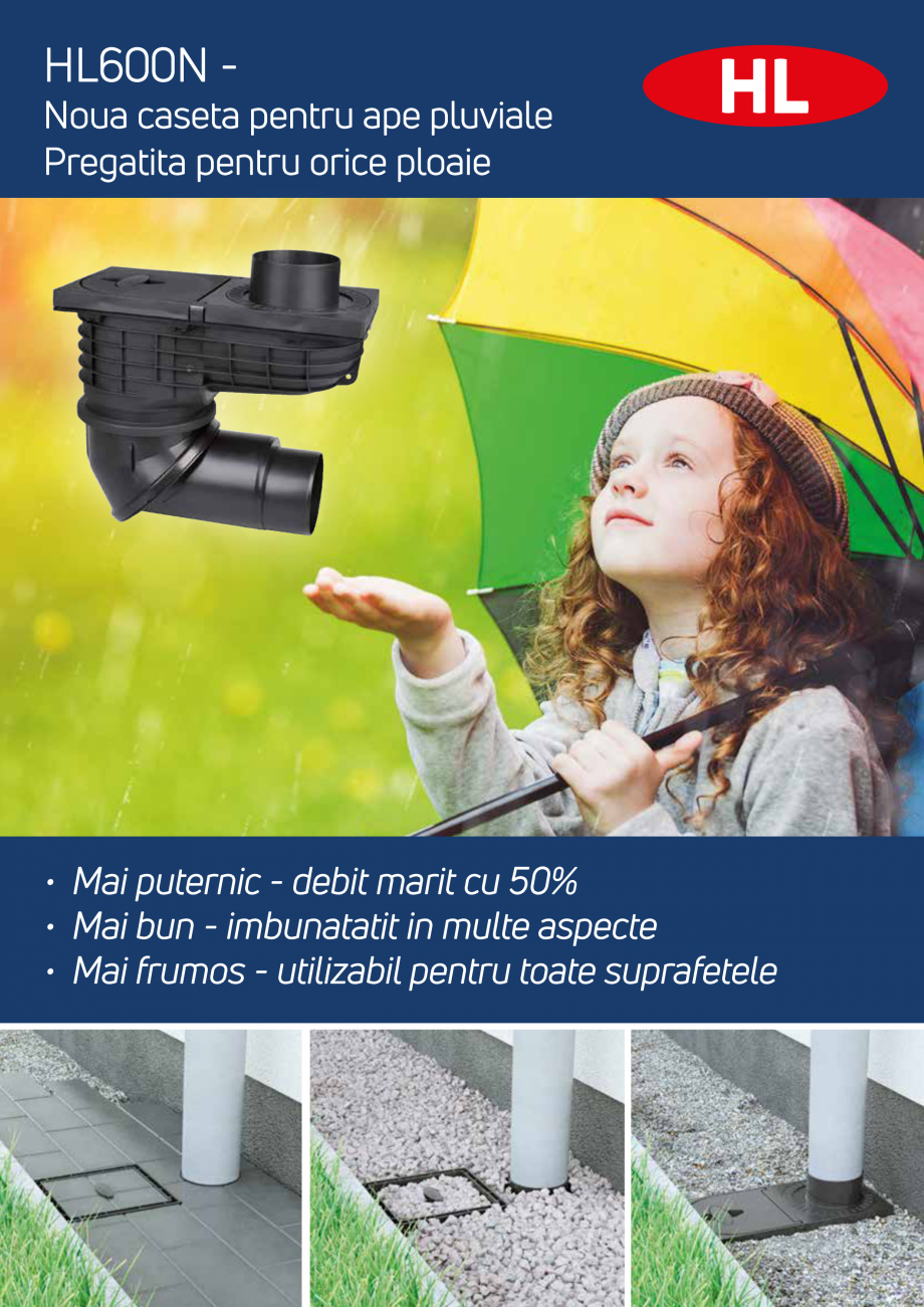 Pagina 1-Noua caseta pentru ape pluviale - Pregatita pentru orice ploaie HL Hutterer & Lechner HL600N,...