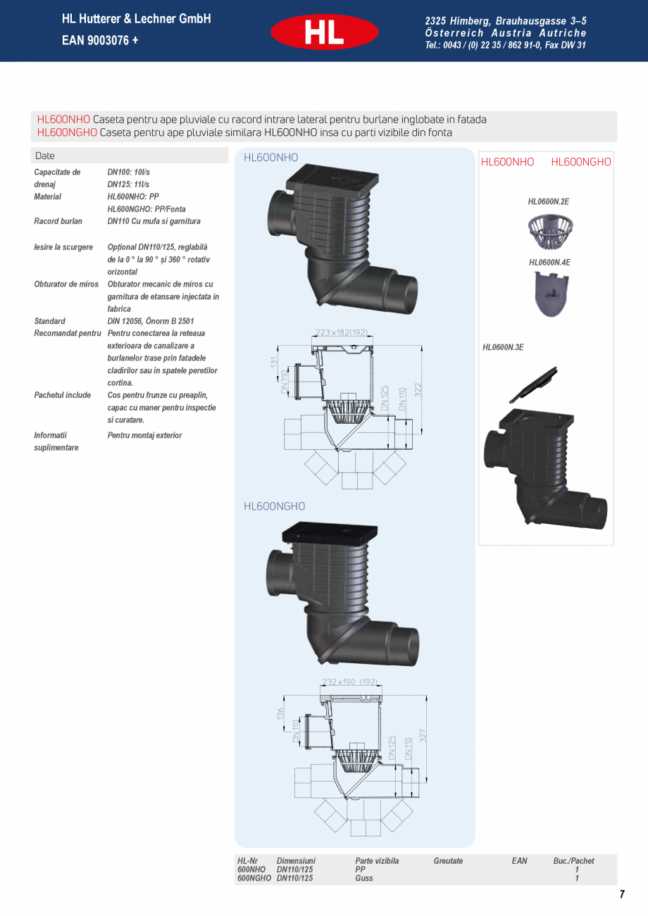 Pagina 7-Noua caseta pentru ape pluviale - Pregatita pentru orice ploaie HL Hutterer & Lechner HL600N,...