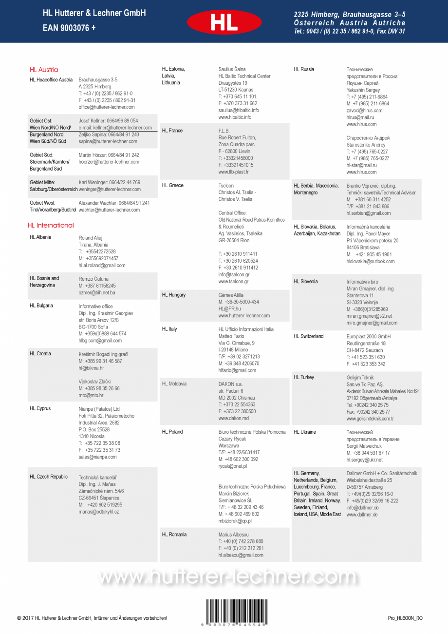 Pagina 8-Noua caseta pentru ape pluviale - Pregatita pentru orice ploaie HL Hutterer & Lechner HL600N,...