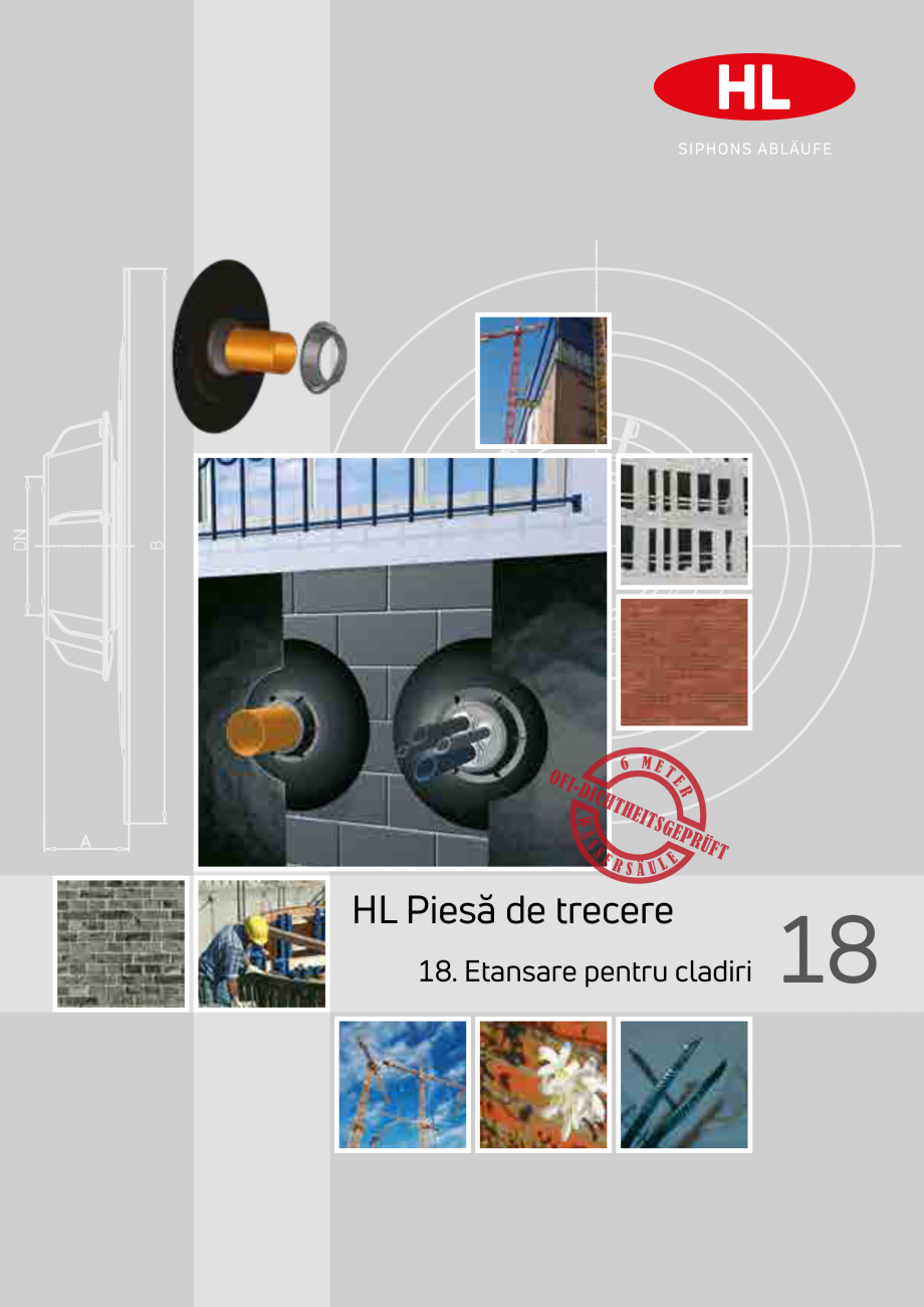Pagina 1 - Etansare pentru cladiri - Piese de trecere HL Hutterer & Lechner Catalog, brosura...
