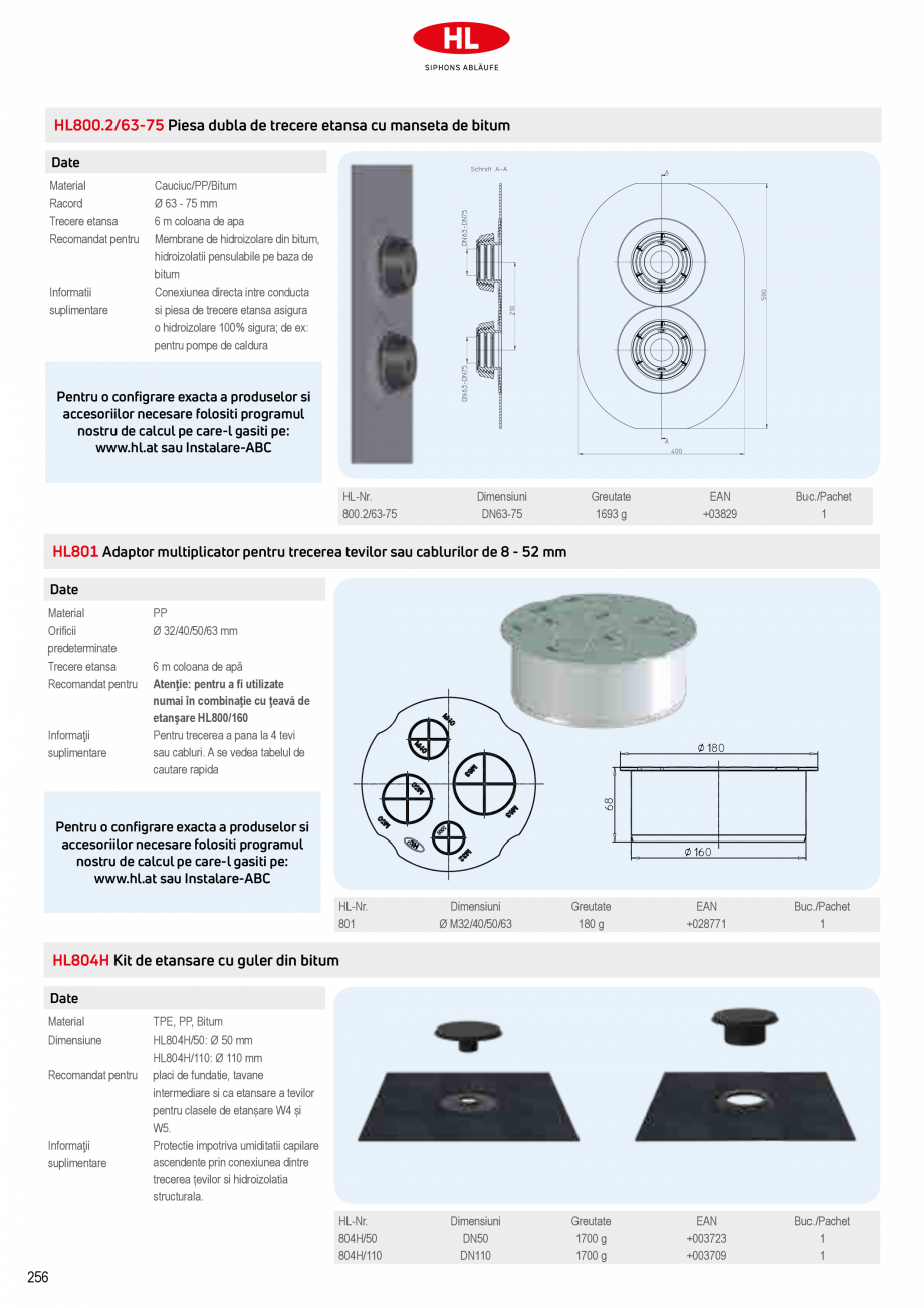 Pagina 6 - Etansare pentru cladiri - Piese de trecere HL Hutterer & Lechner Catalog, brosura...