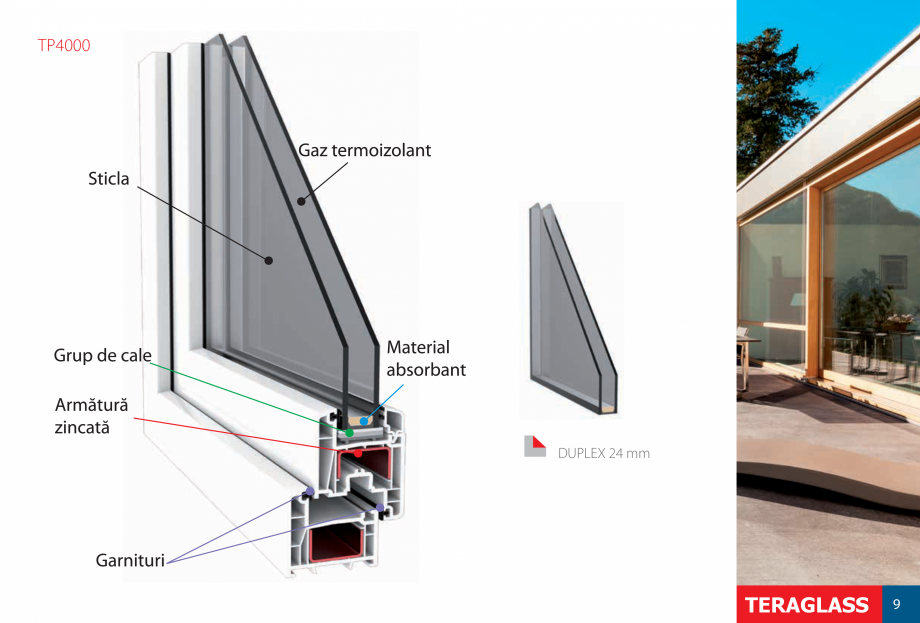 Pagina 11-Ferestre si usi din PVC  Catalog, brosura Romana loane acestea sunt disponibile
într-o varietate de...
