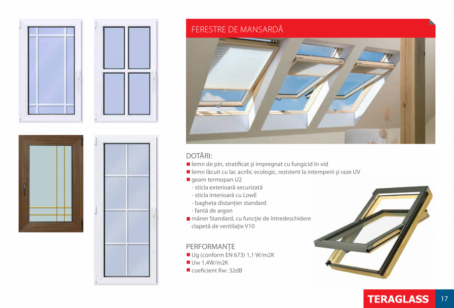 Pagina 19-Ferestre si usi din PVC  Catalog, brosura Romana tate ușilor locuinței
dumneavoastră. Pe lângă ...