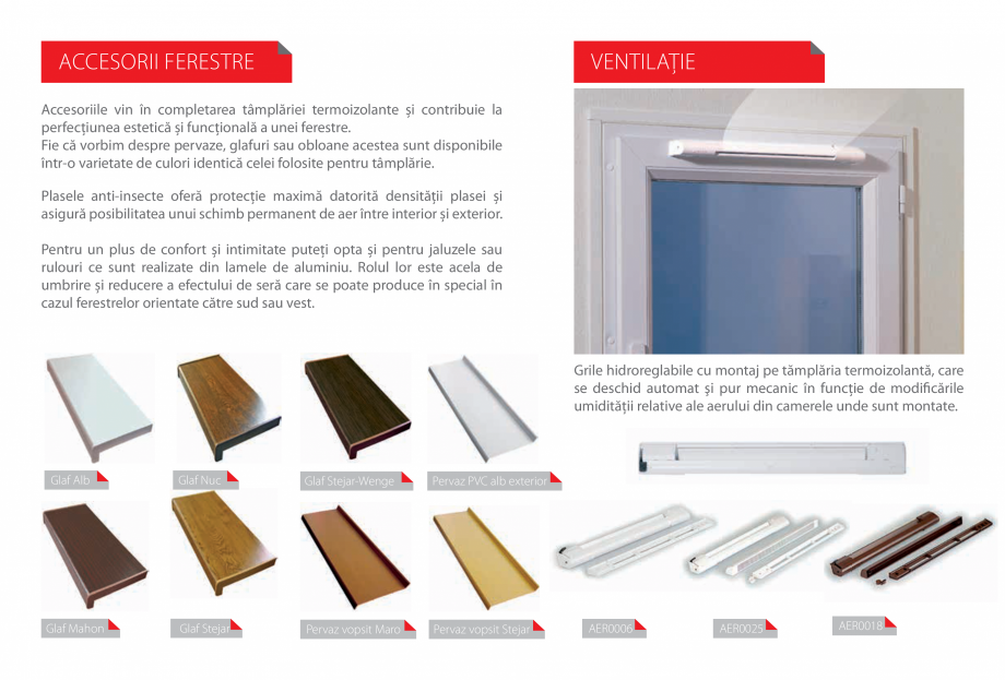 Pagina 20-Ferestre si usi din PVC  Catalog, brosura Romana 