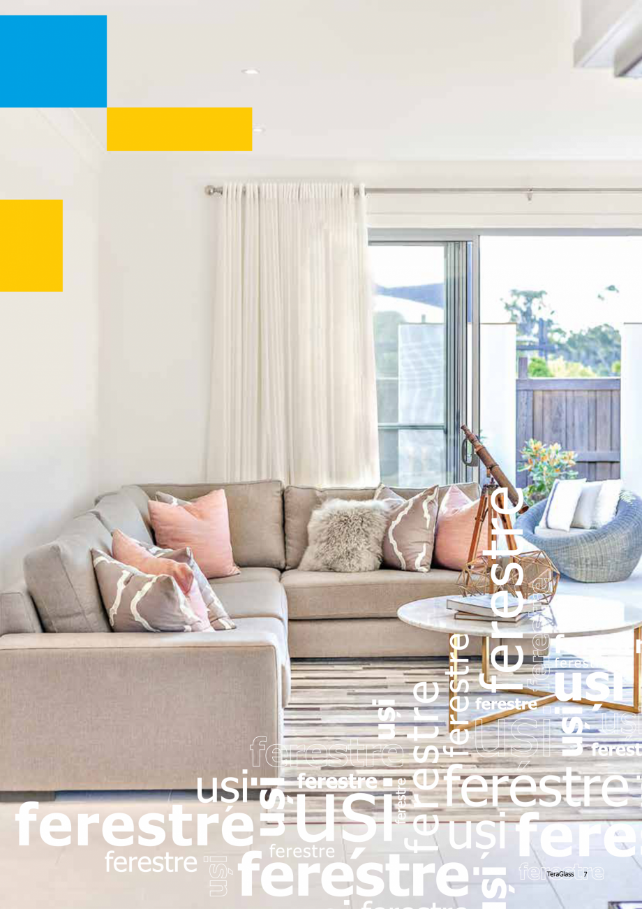 Pagina 7-Catalog de produse TeraGlass 2020  Catalog, brosura Romana lass

7

Sisteme PVC
Confortul unei...