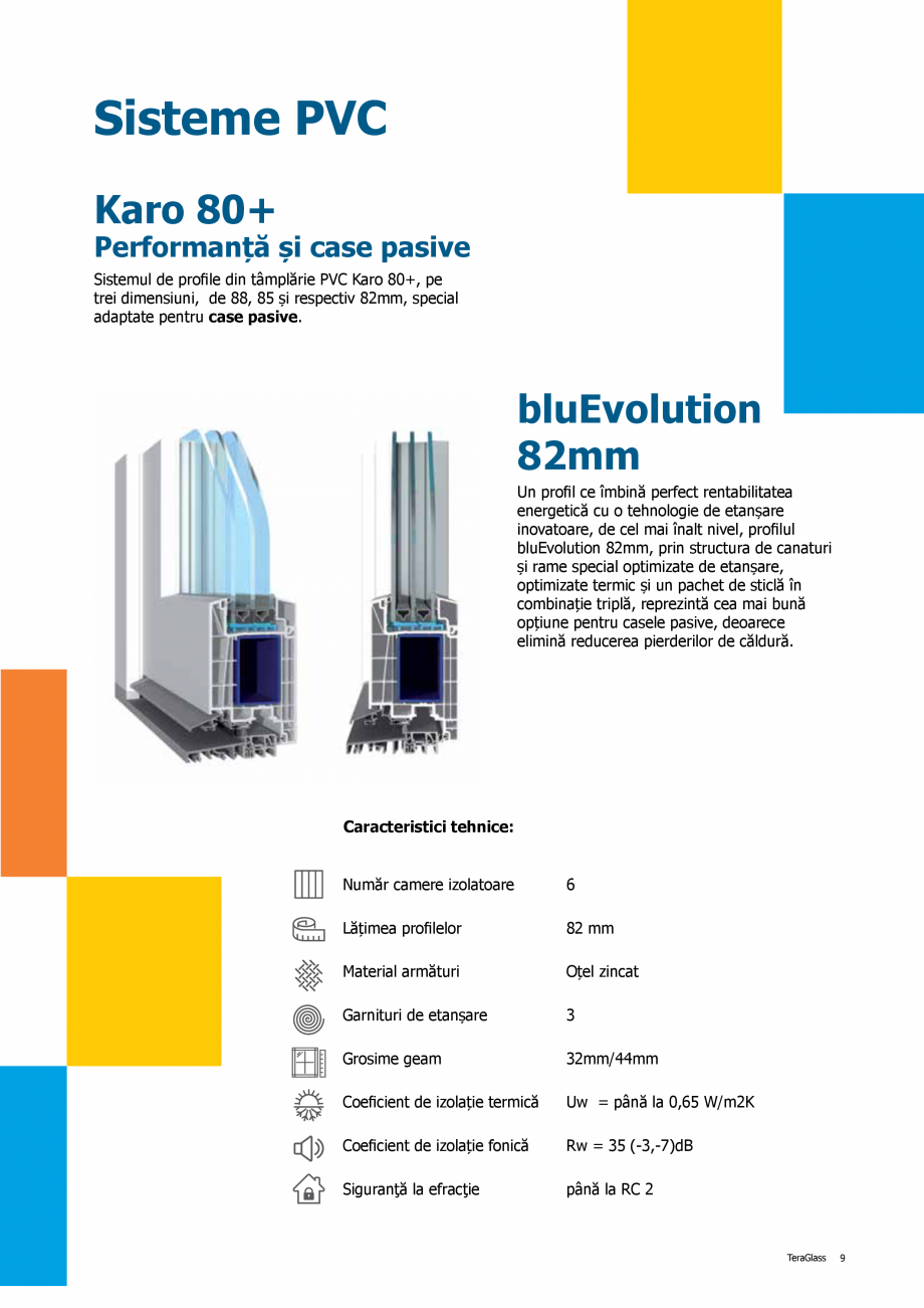Pagina 9-Catalog de produse TeraGlass 2020  Catalog, brosura Romana lul
PVC cu 7 camere și 88mm lățime, un...