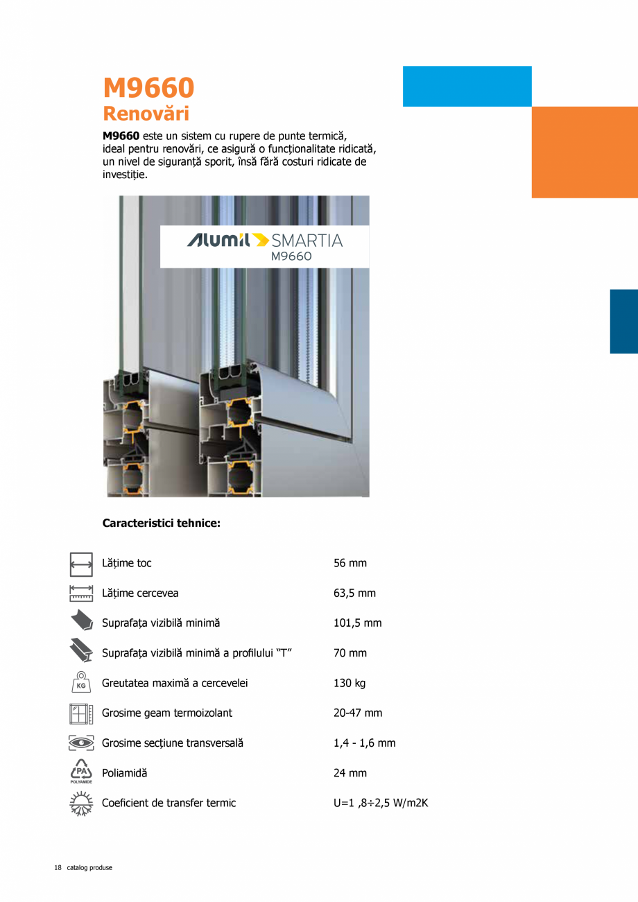 Pagina 18-Catalog de produse TeraGlass 2020  Catalog, brosura Romana ine vorba despre culori, ne place să...
