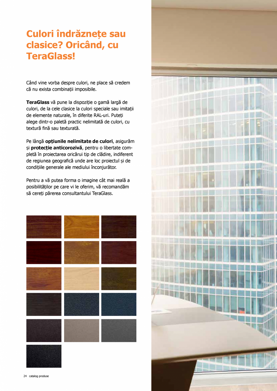 Pagina 24-Catalog de produse TeraGlass 2020  Catalog, brosura Romana ereastră simplă și una cu...