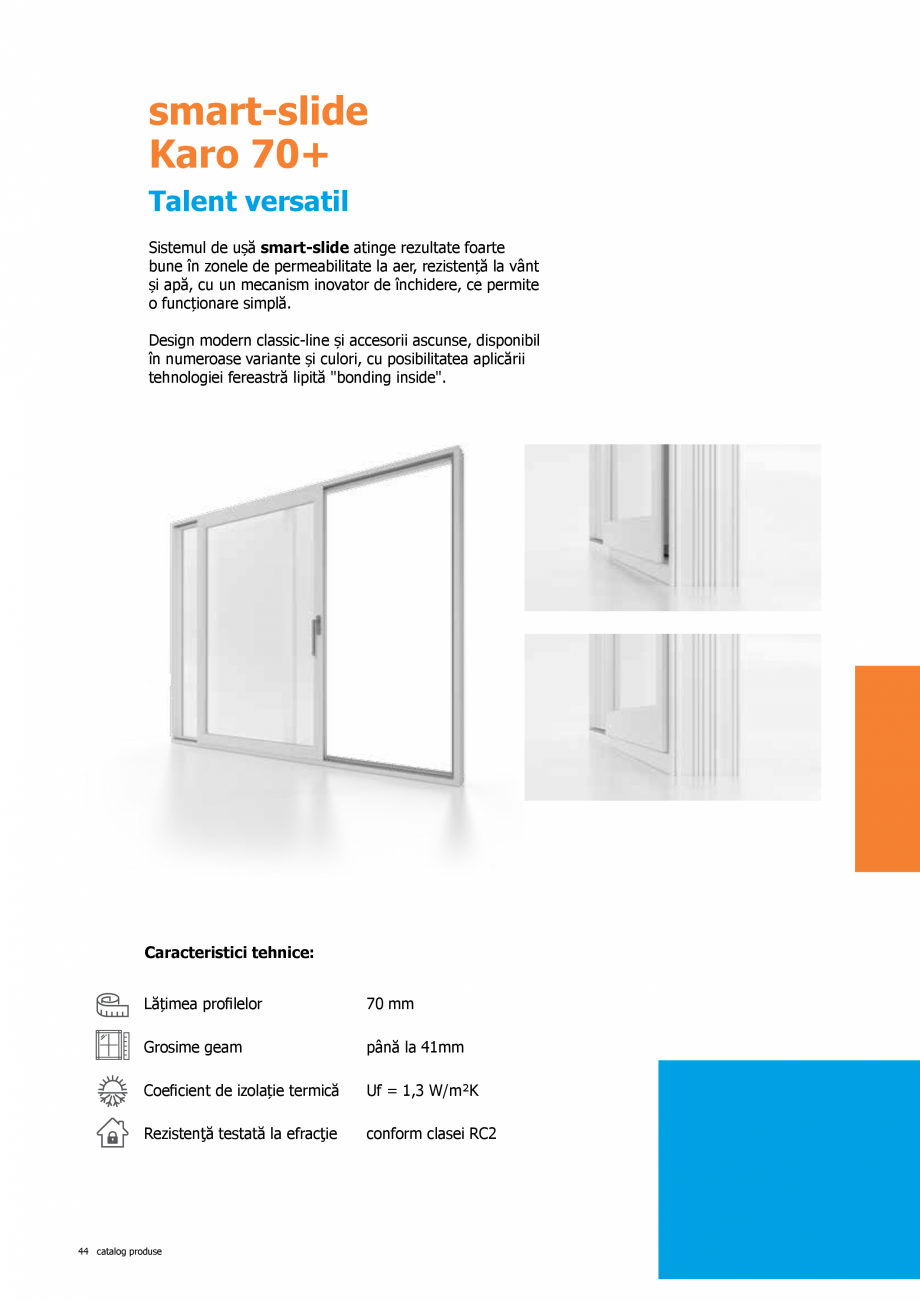 Pagina 44-Catalog de produse TeraGlass 2020  Catalog, brosura Romana re prestigiosul
Institut IFT Rosenheim.

...