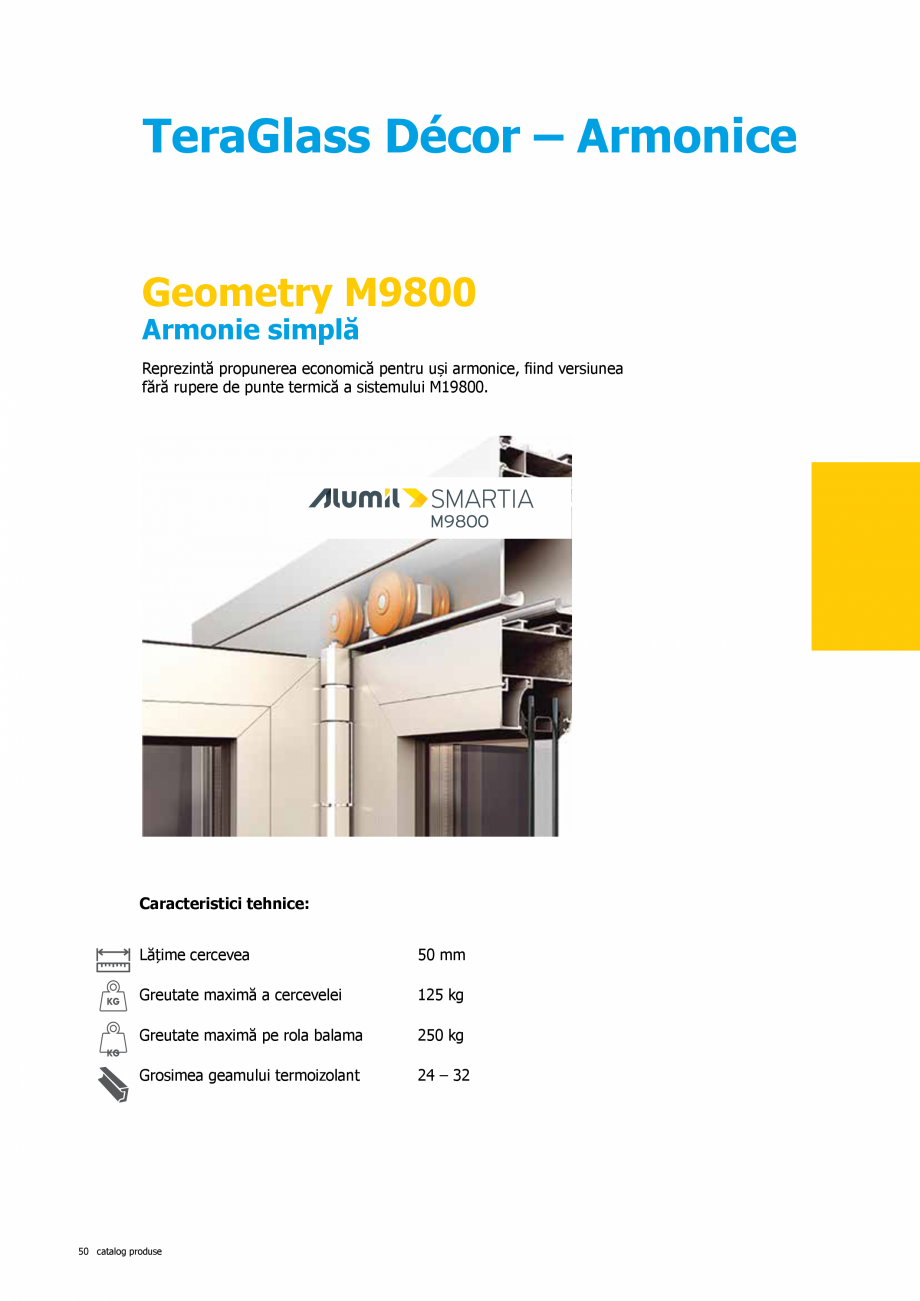 Pagina 50-Catalog de produse TeraGlass 2020  Catalog, brosura Romana 