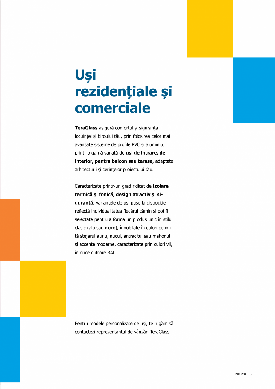 Pagina 53-Catalog de produse TeraGlass 2020  Catalog, brosura Romana 