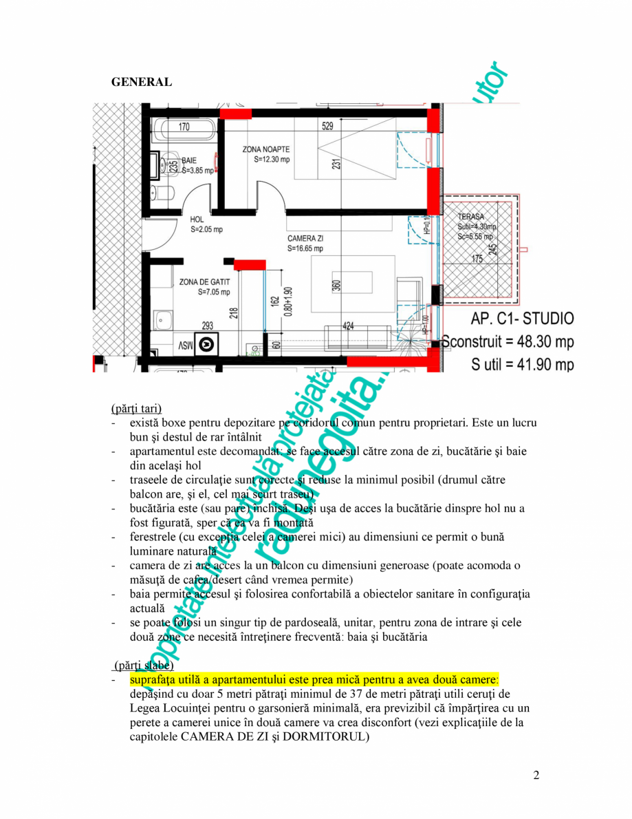 Pagina 2 - Exemplu analiza apartament Radunegoita.ro Ghid de arhitectură Romana montată
-...
