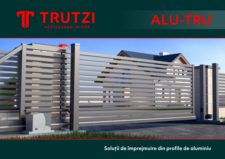 Pagina 1-TRUTZI - Solutii imprejmuire aluminiu 2022  Catalog, brosura Romana 9


