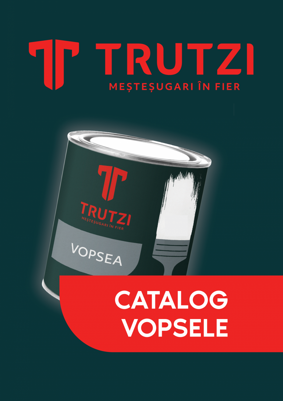 Pagina 1-Catalog - Vopsele pentru metal TRUTZI Catalog, brosura Romana CATALOG
VOPSELE

