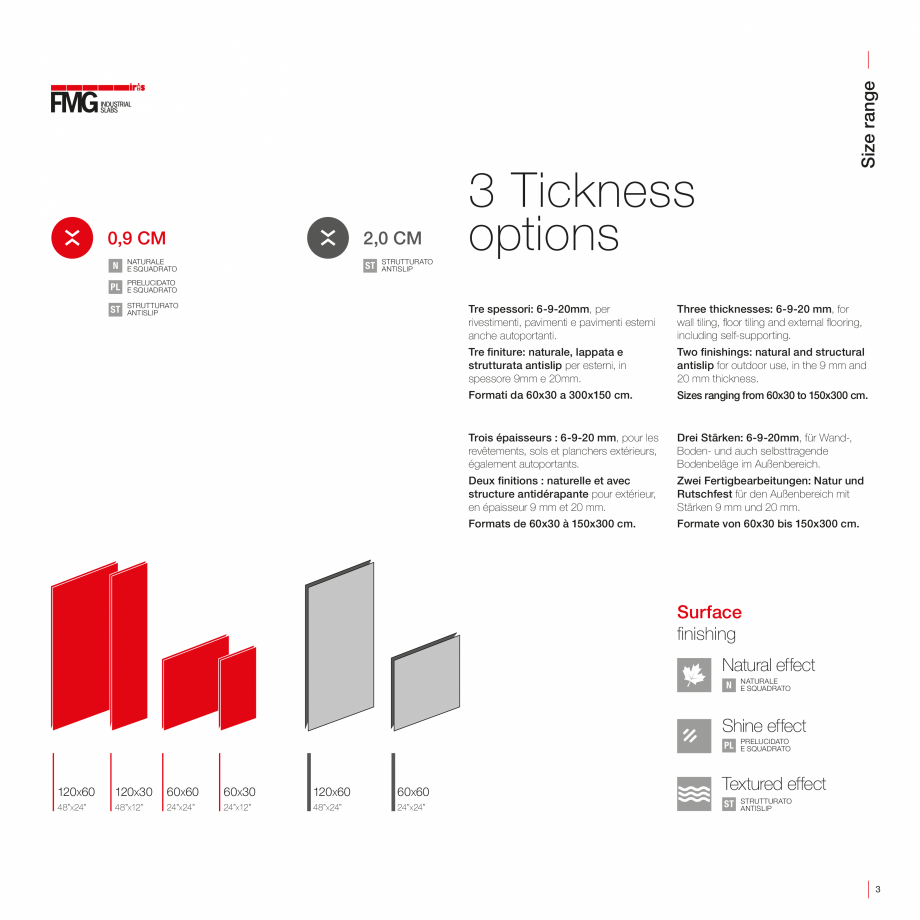 Pagina 4-Catalog gresie 2 cm - colectia WALK ON LastreCeramice.ro Catalog, brosura Engleza, Franceza, Germana...